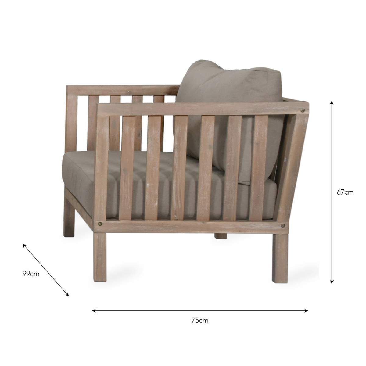 Garden Trading Porthallow Armchairs Set of 2