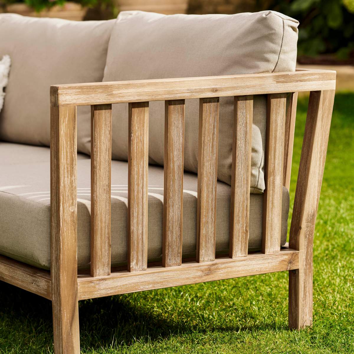 Garden Trading Porthallow Corner Sofa Set Dark Natural