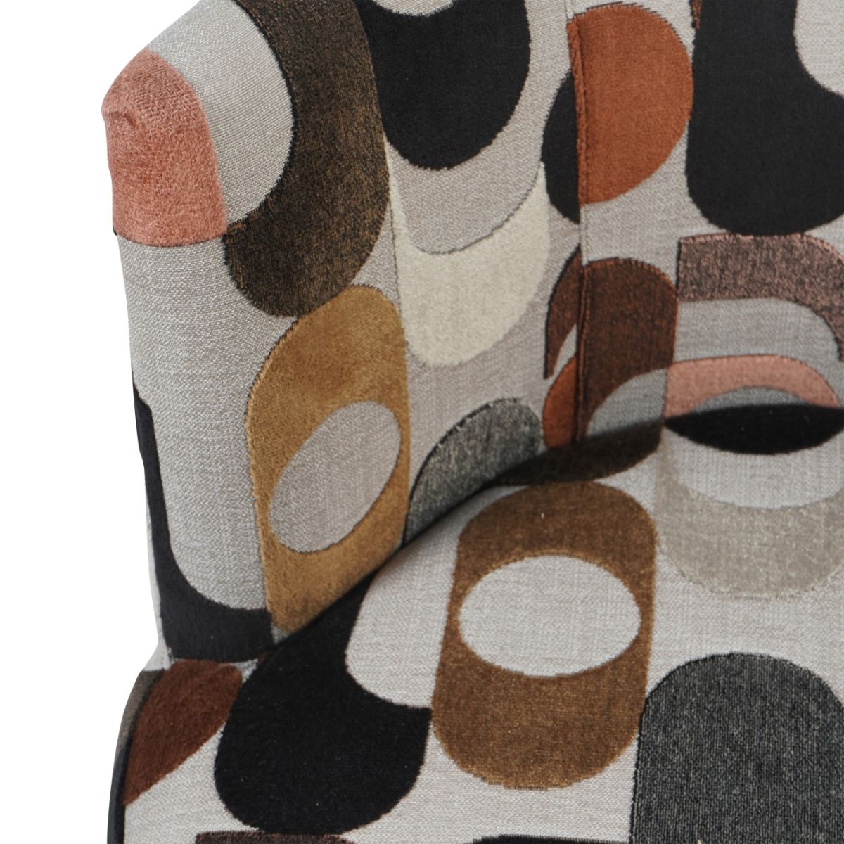 Libra Interiors Portico Belgian Velvet Swivel Chair