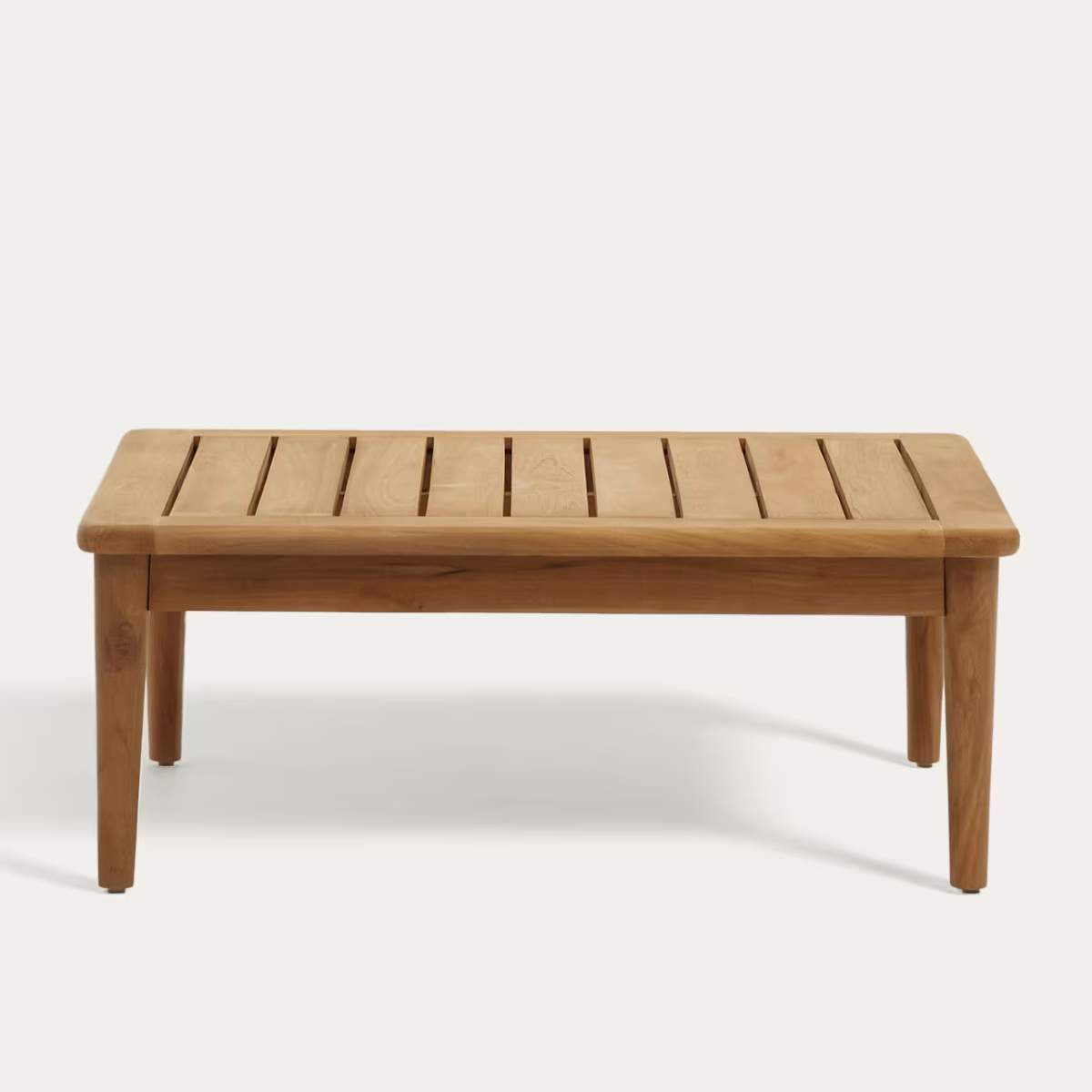 Kave Home Portitxol solid teak coffee table, 80 x 80 cm