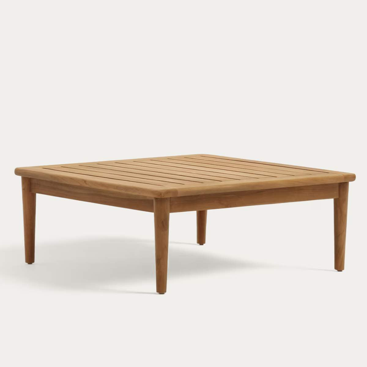 Kave Home Portitxol solid teak coffee table, 80 x 80 cm