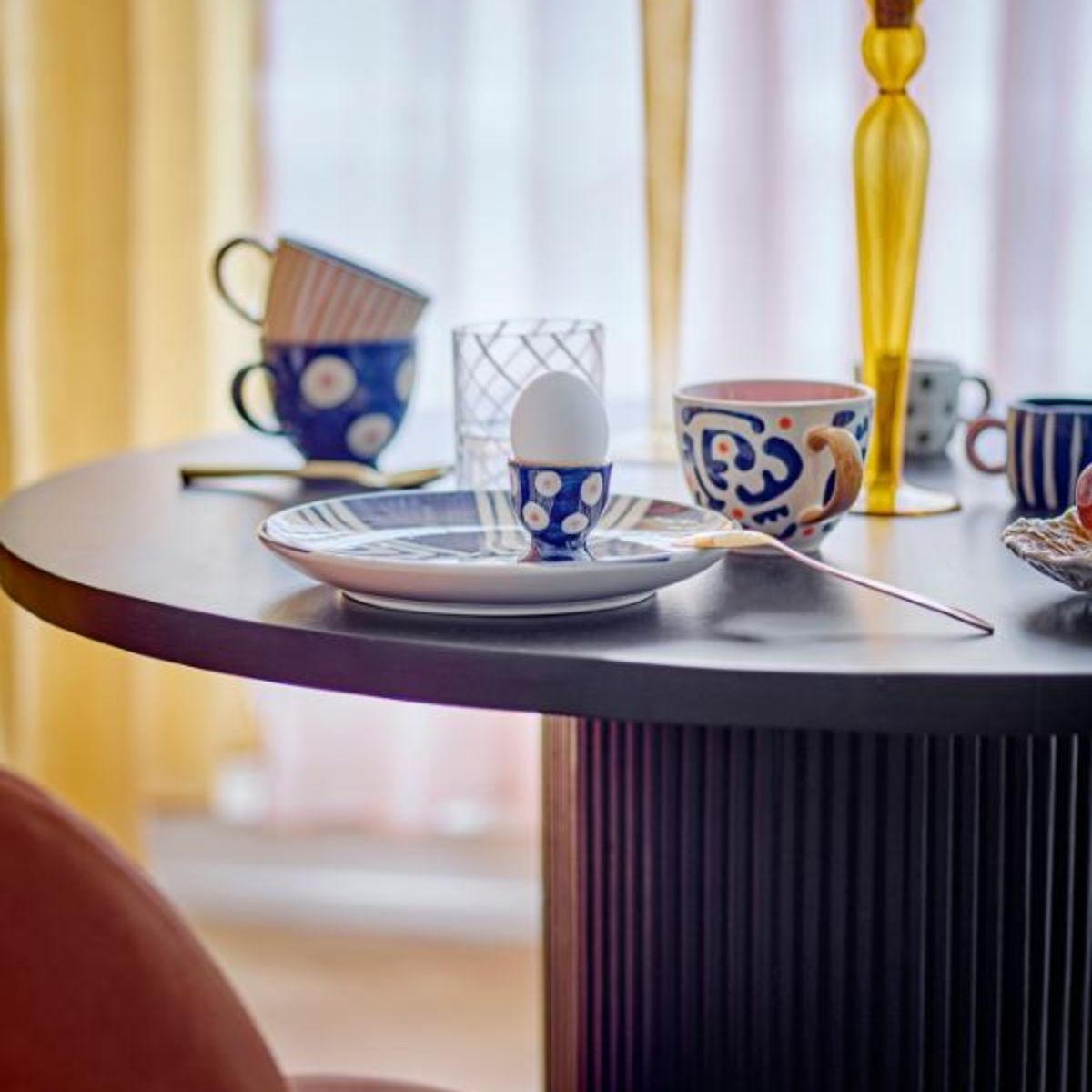 Bloomingville Porto Dining Table - Black Mango Wood