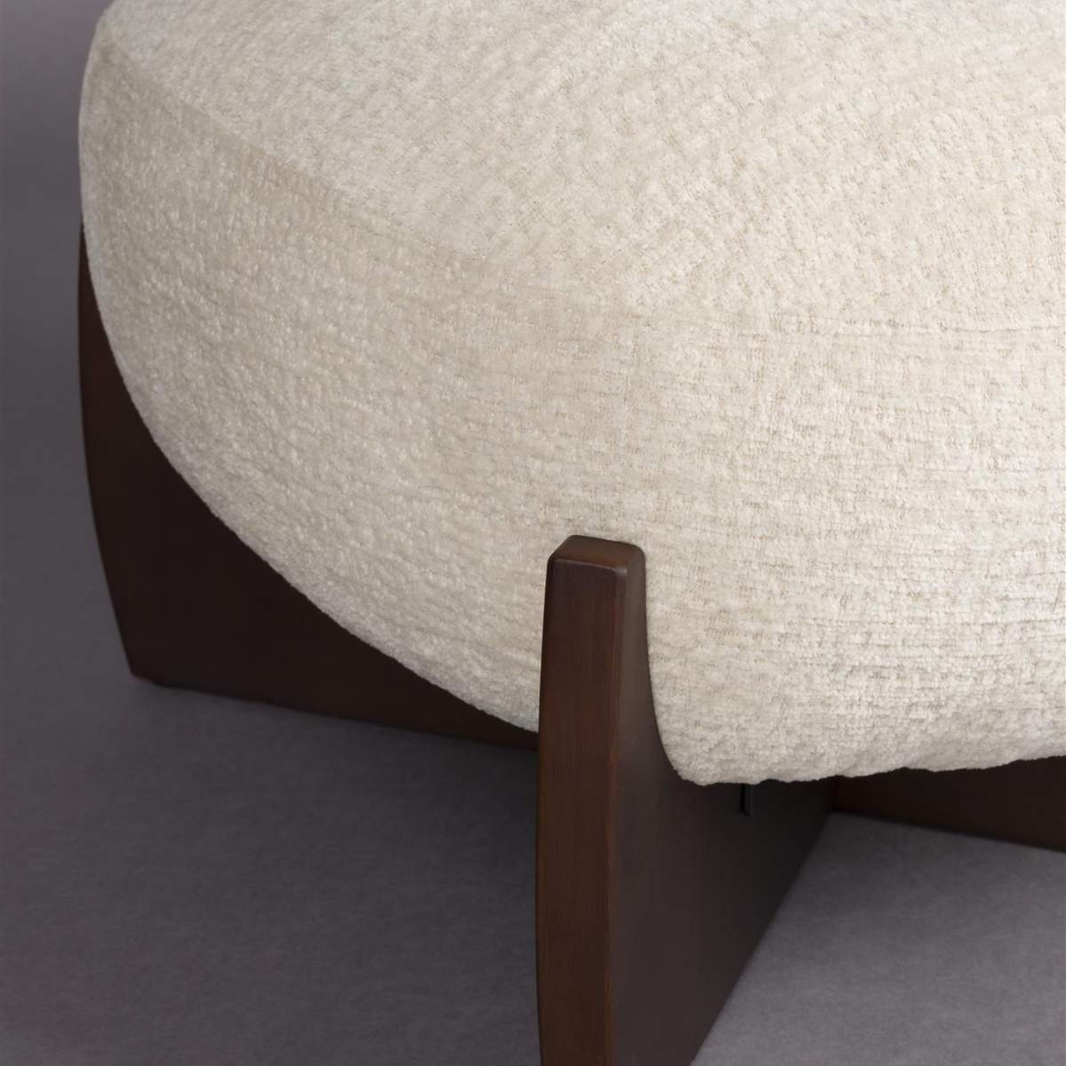 Dutch Bone Pouf Emilius Beige