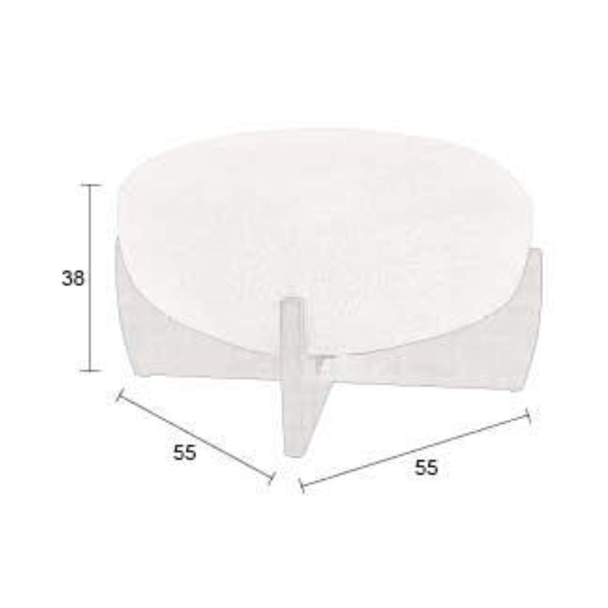 Dutch Bone Pouf Emilius Beige