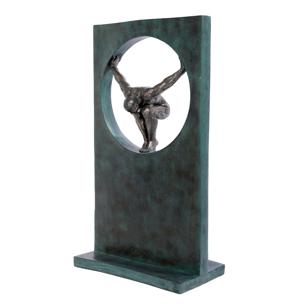 Libra Interiors Precision Diver Antique Bronze Sculpture