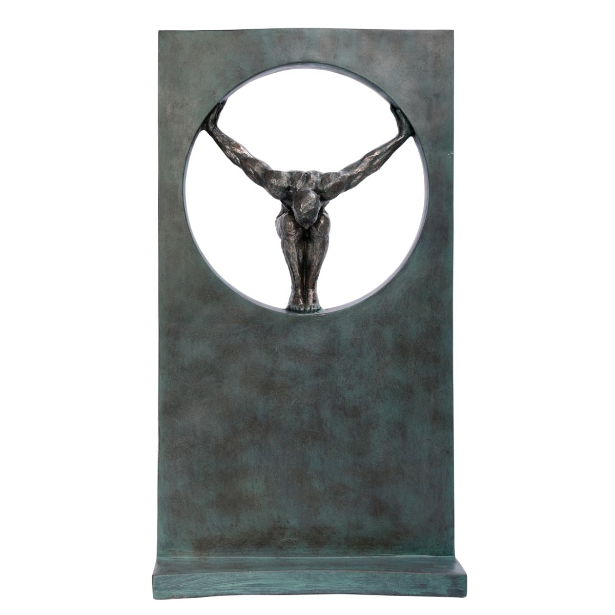 Libra Interiors Precision Diver Antique Bronze Sculpture