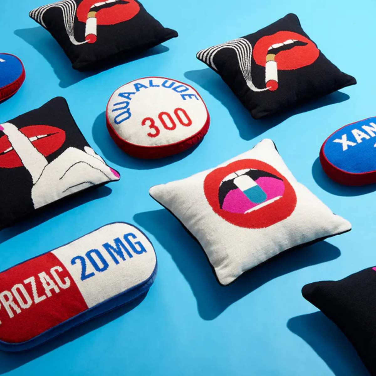 Jonathan Adler Prescription Prozac Cushion