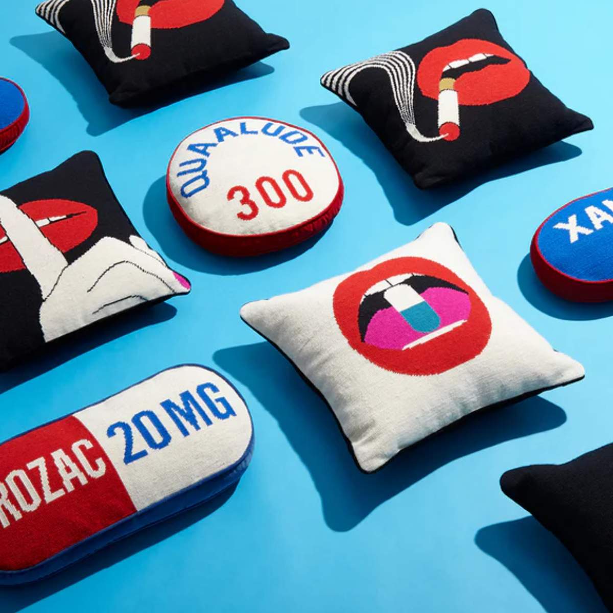 Jonathan Adler Prescription Quaalude Cushion
