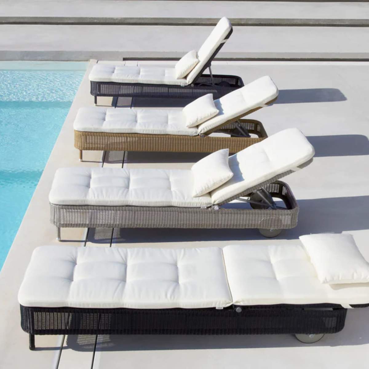 Cane-line Cushion, Presley Sunbed