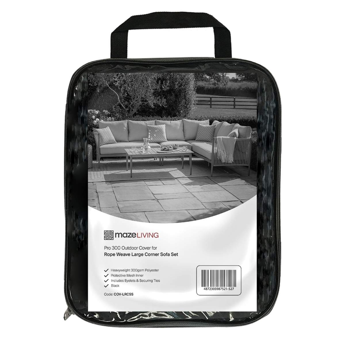 Maze - Pro 300 Outdoor Furniture Cover for Milan & Havana Large Corner Sofa Set