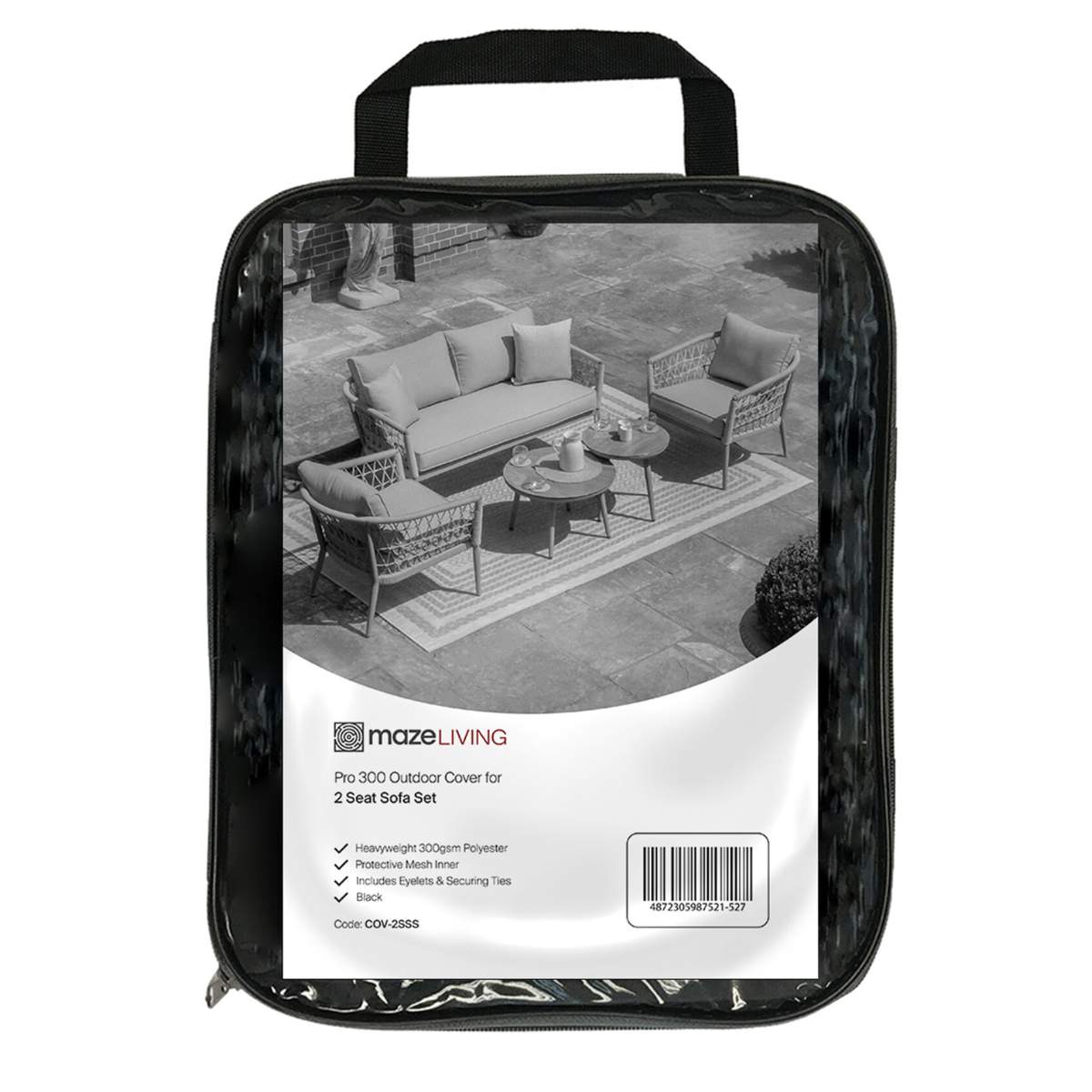 Maze - Pro 300 Outdoor Furniture Cover for 2 Seat Sofa Set