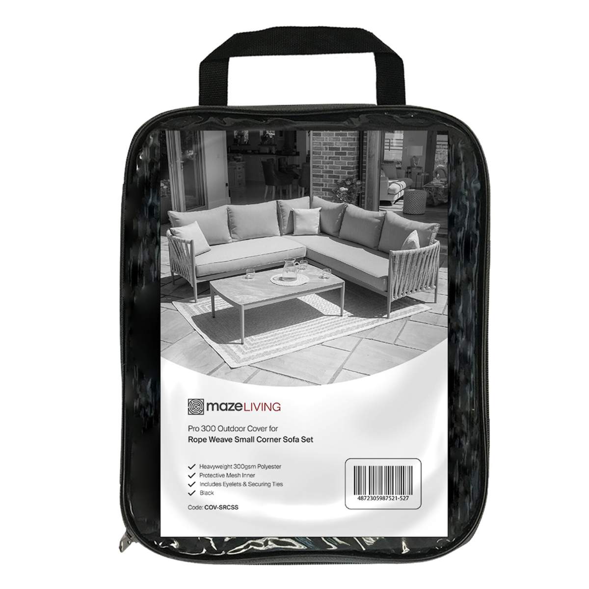 Maze - Pro 300 Outdoor Furniture Cover for Milan & Havana Small Corner Sofa Set