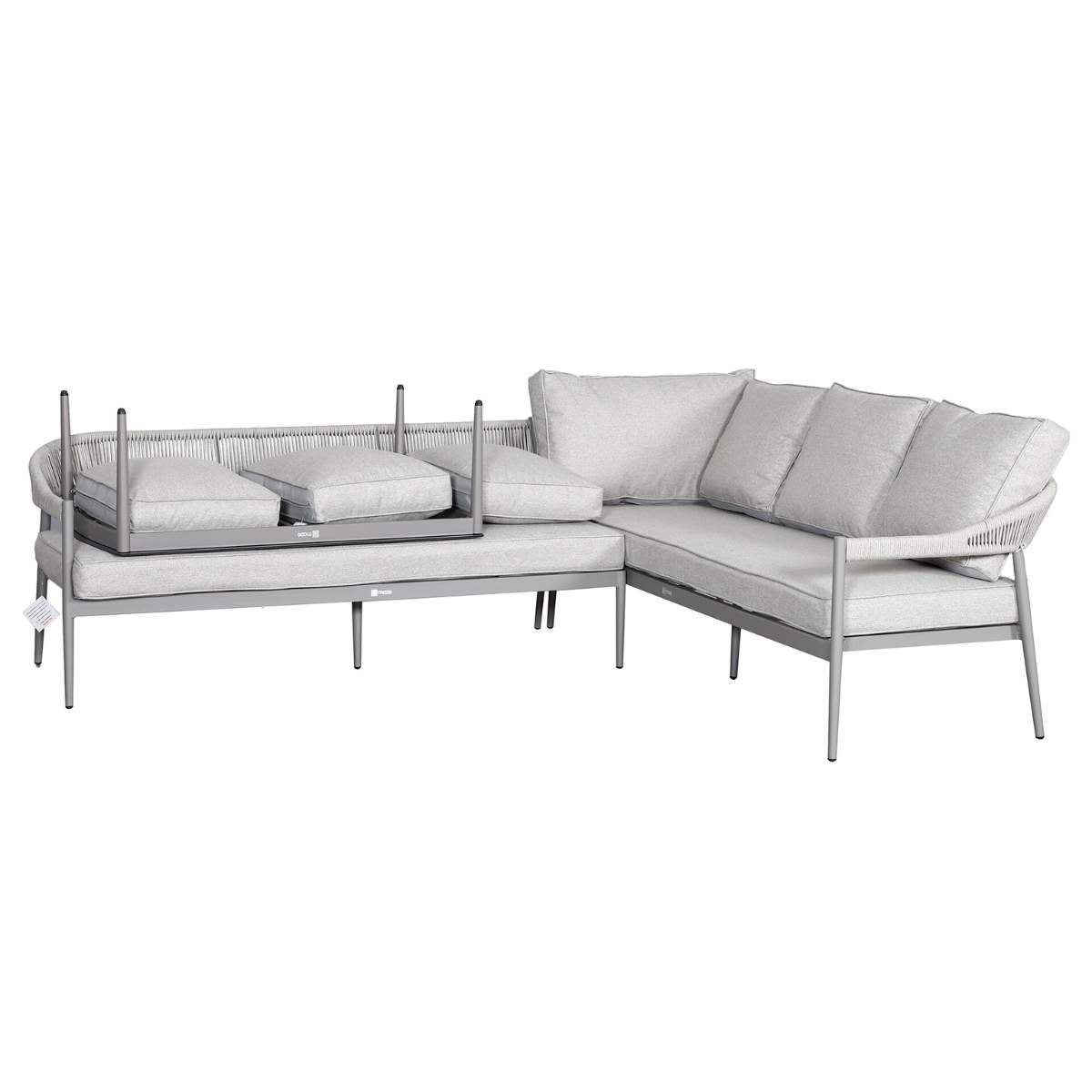 Maze - Pro 300 Outdoor Furniture Cover for Florence Rope Weave Large Corner Sofa Set