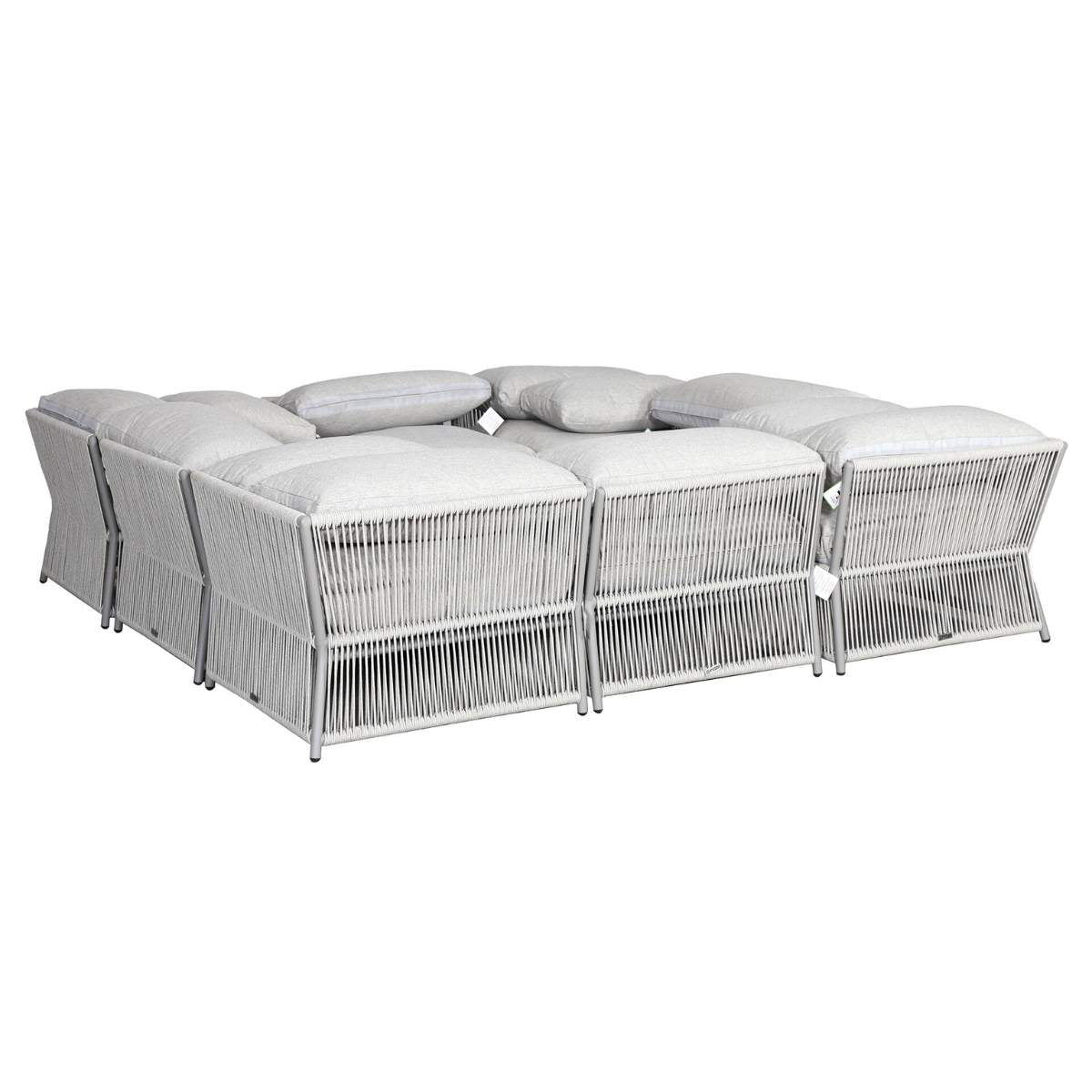 Maze - Pro 300 Outdoor Furniture Cover for Maldives Rope Weave U Shape Sofa Set