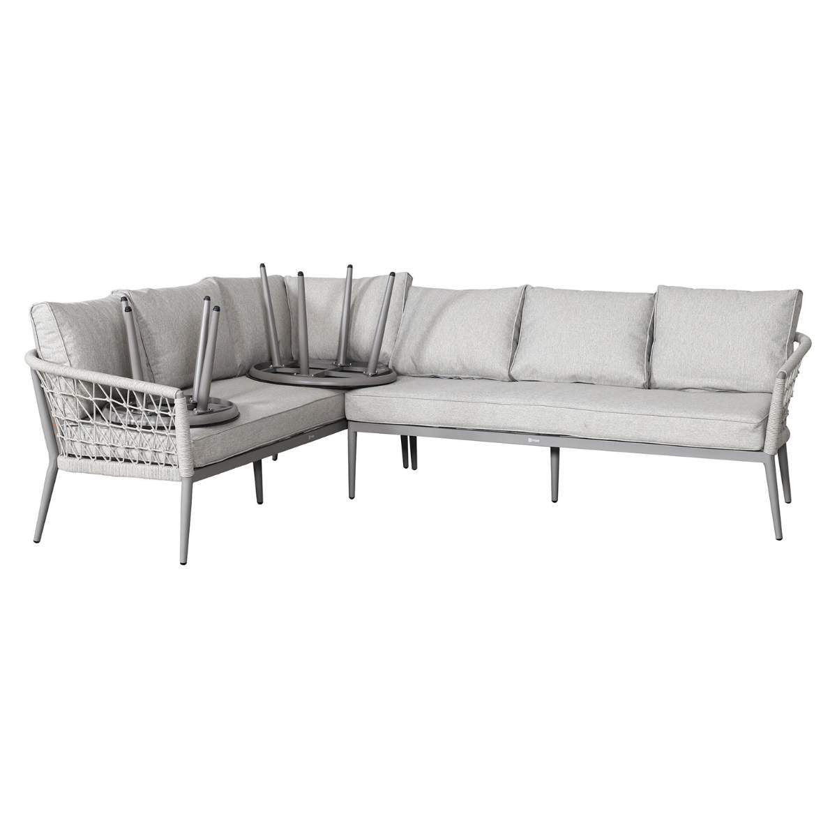 Maze - Pro 300 Outdoor Furniture Cover for Monaco Rope Weave Large Corner Sofa Set