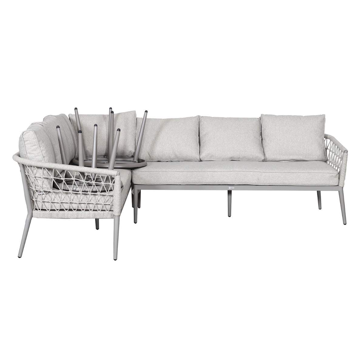 Maze - Pro 300 Outdoor Furniture Cover for Monaco Rope Weave Large Corner Sofa Set