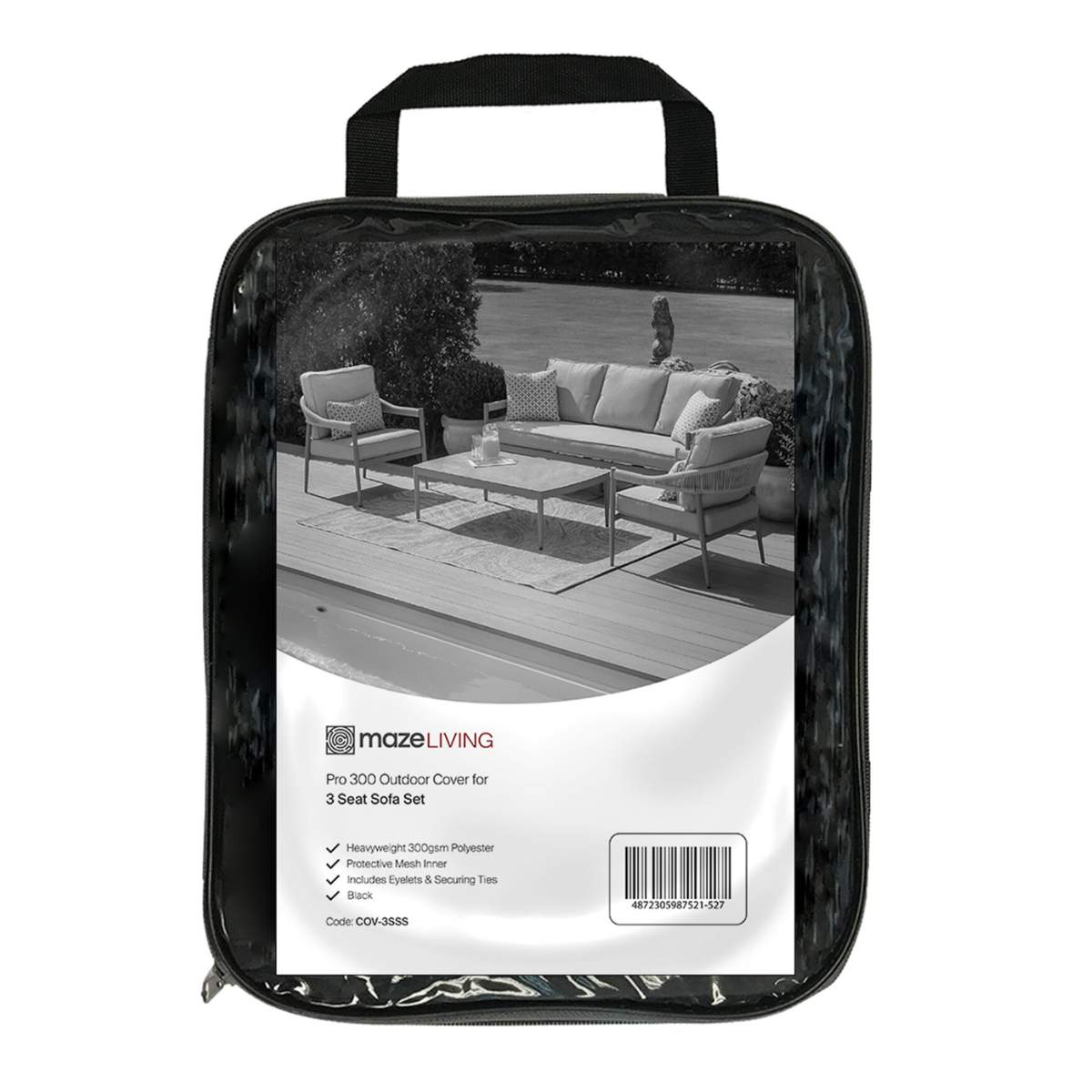 Maze - Pro 300 Outdoor Furniture Cover for 3 Seat Sofa Set