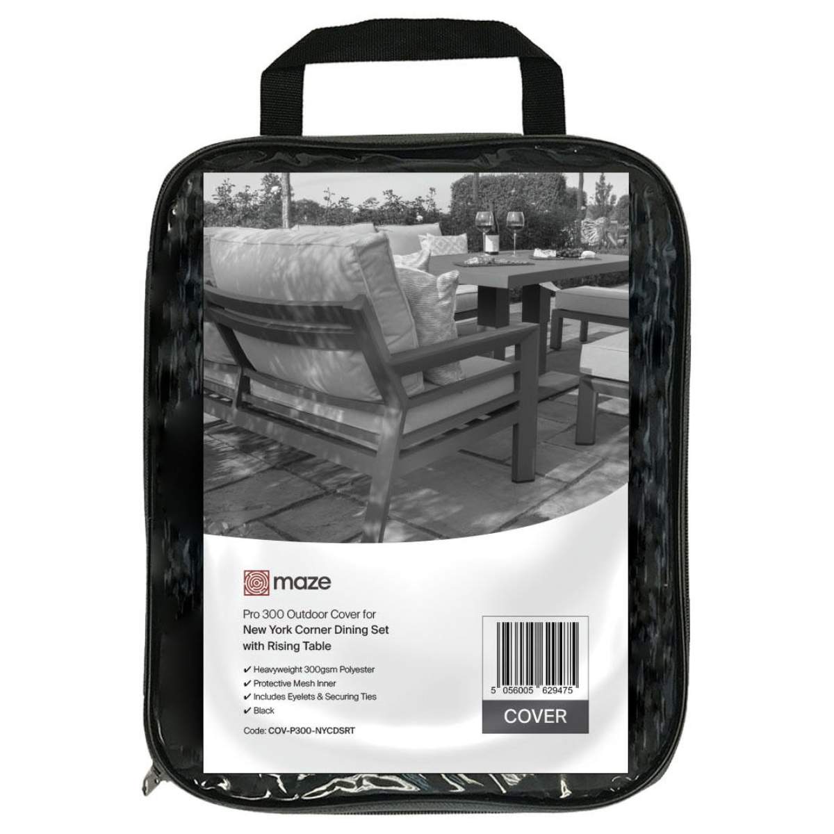 Maze - Pro 300 Outdoor Cover for New York Corner Dining Set with Rising Table