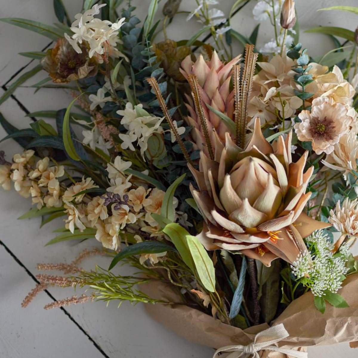 Bloomingville Protea Stem, Nature, Artificial Flowers
