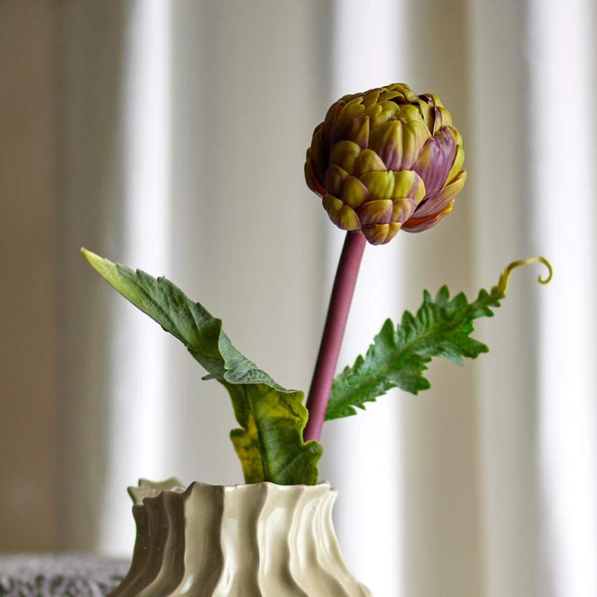 Bloomingville Protea Stem, Purple, Artificial Flowers