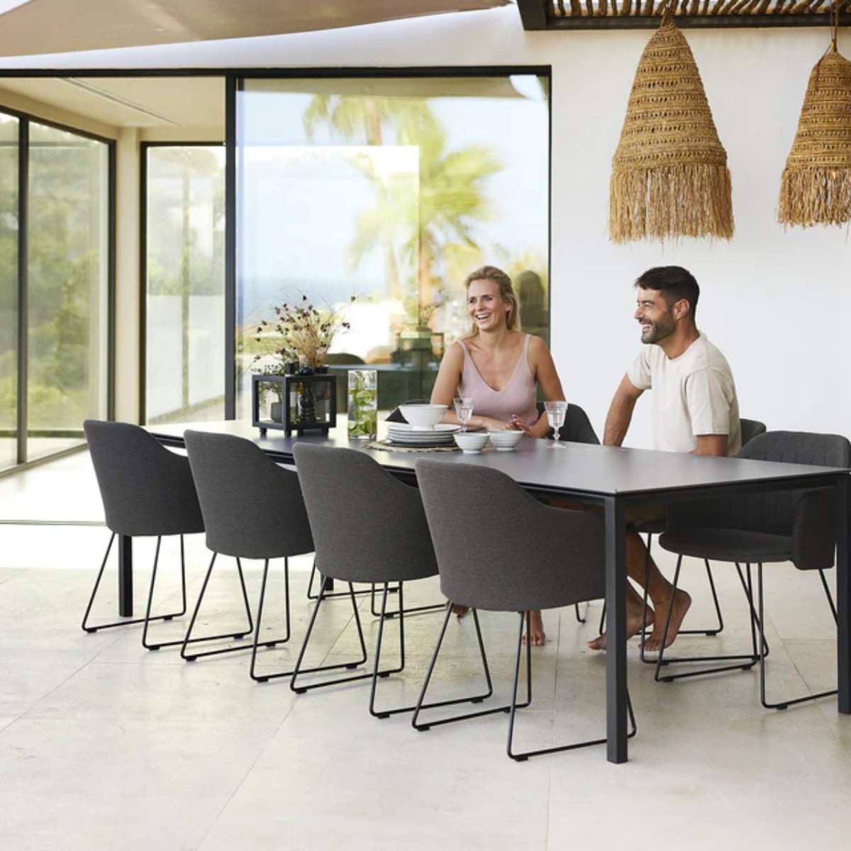 Cane-line Pure Dining Table, 280x100 cm