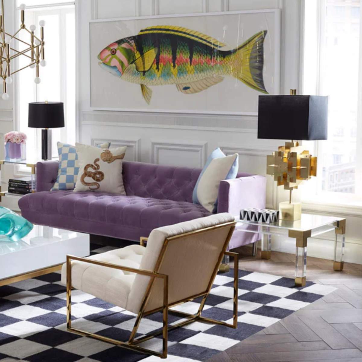 Jonathan Adler Puzzle Table Lamp