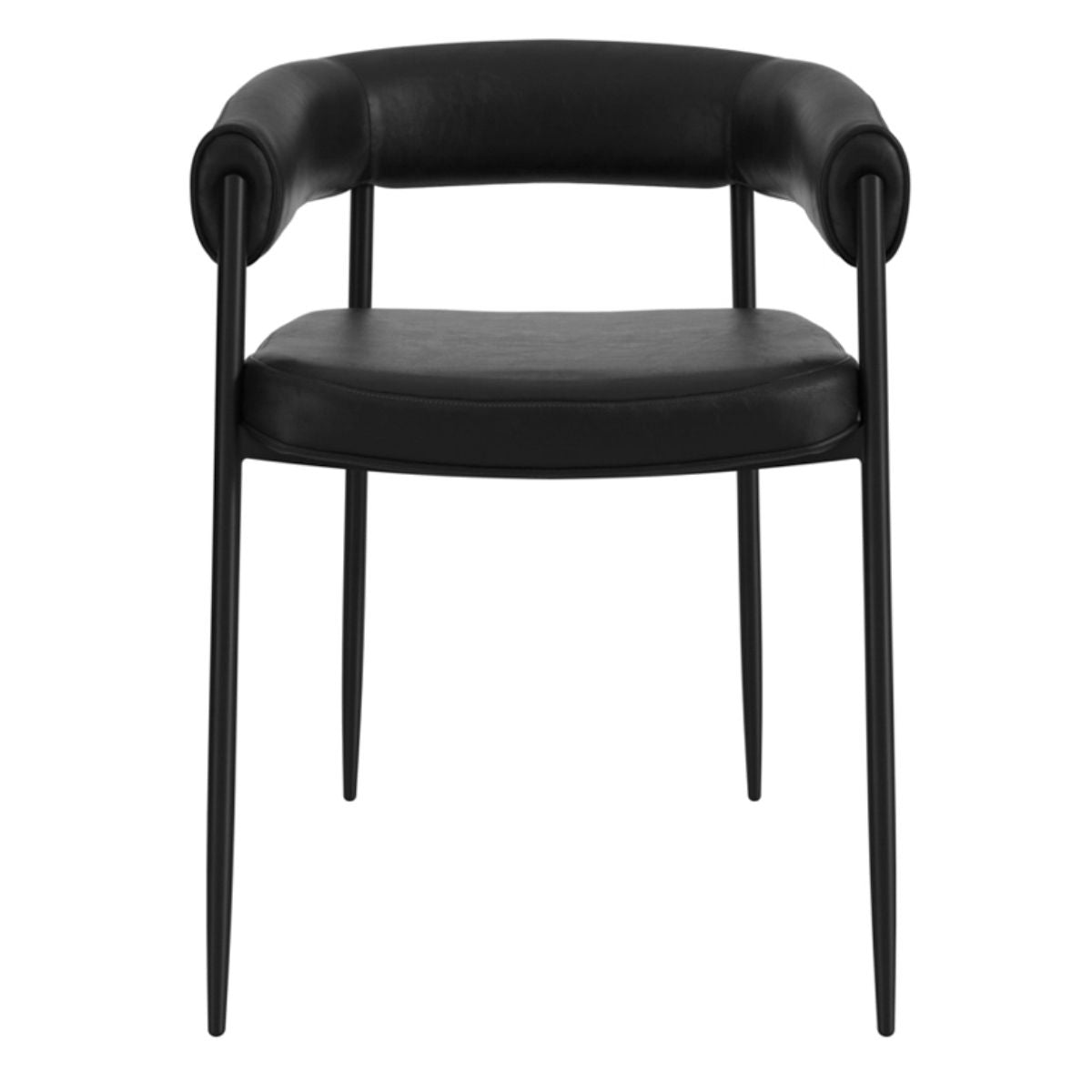HO+ME Queens Black Dining Chair