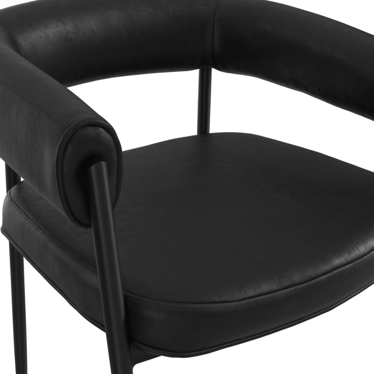 HO+ME Queens Black Dining Chair