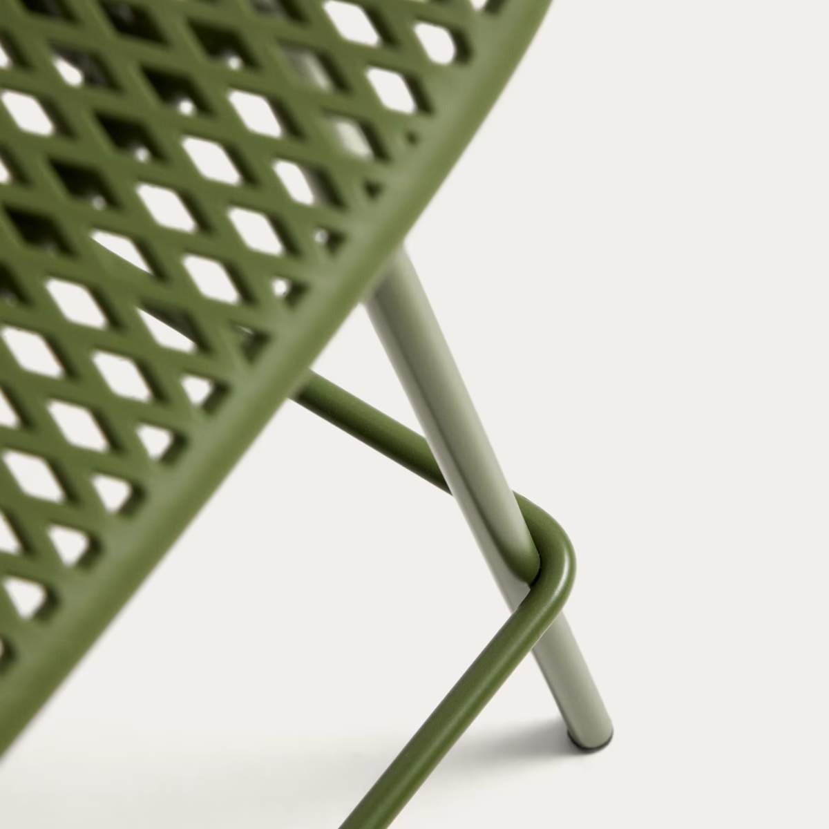 Kave Home Quinby brown outdoor stool 65cm