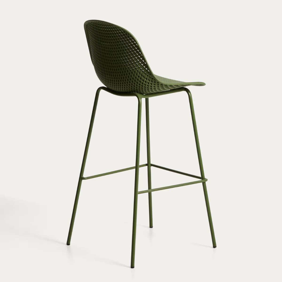 Kave Home Quinby brown outdoor stool 75cm