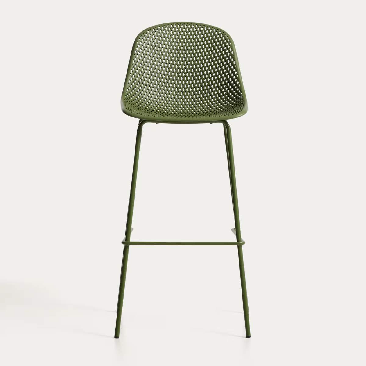 Kave Home Quinby brown outdoor stool 75cm