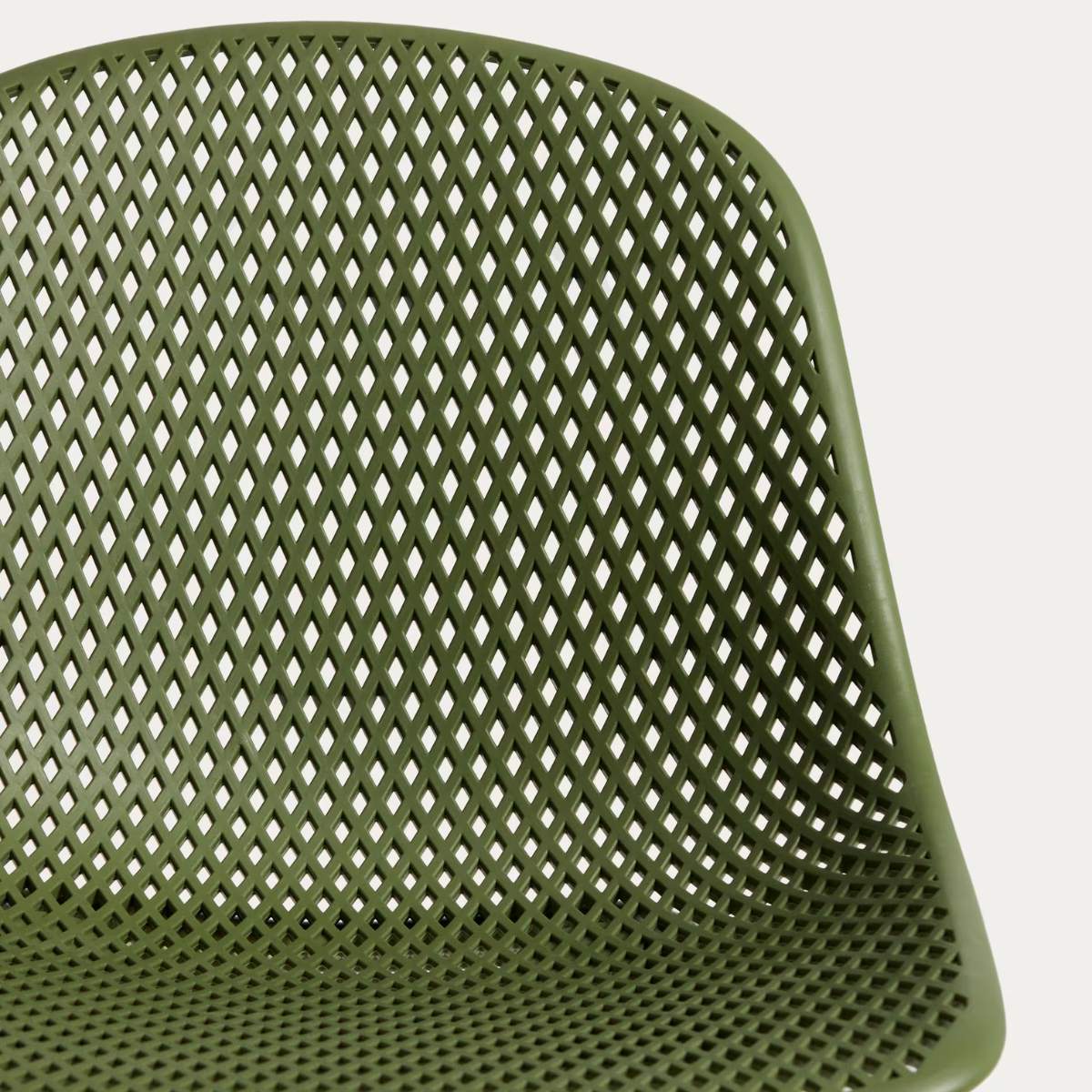 Kave Home Quinby brown outdoor stool 75cm