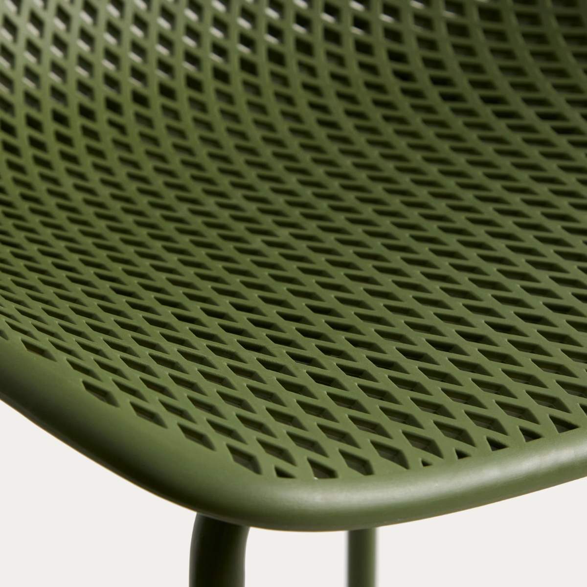 Kave Home Quinby brown outdoor stool 75cm