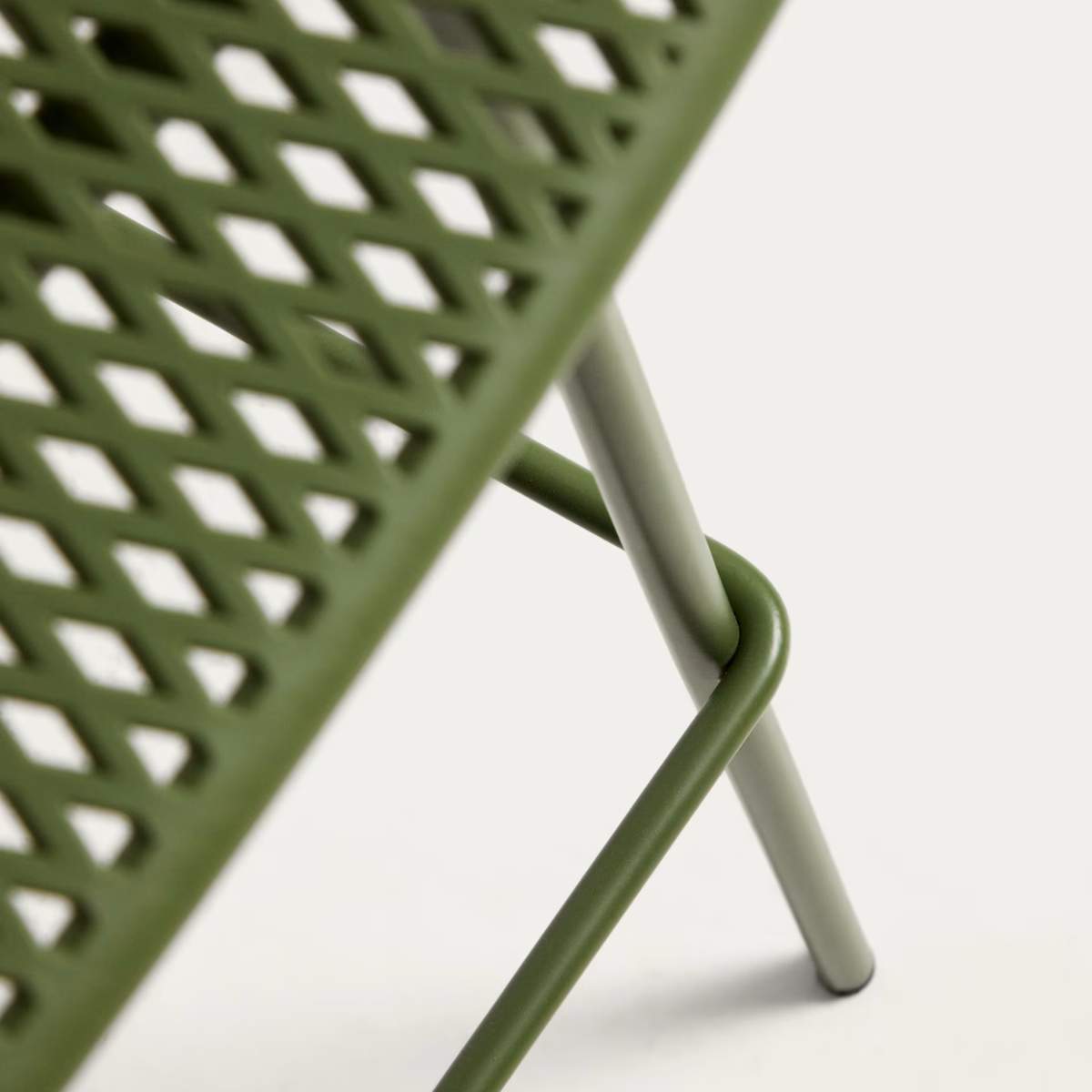 Kave Home Quinby brown outdoor stool 75cm