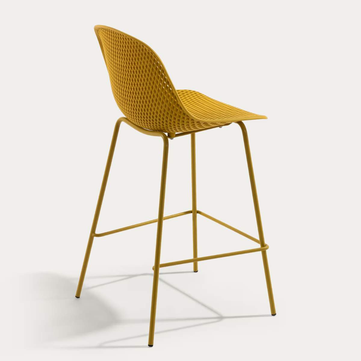 Kave Home Quinby brown outdoor stool 75cm