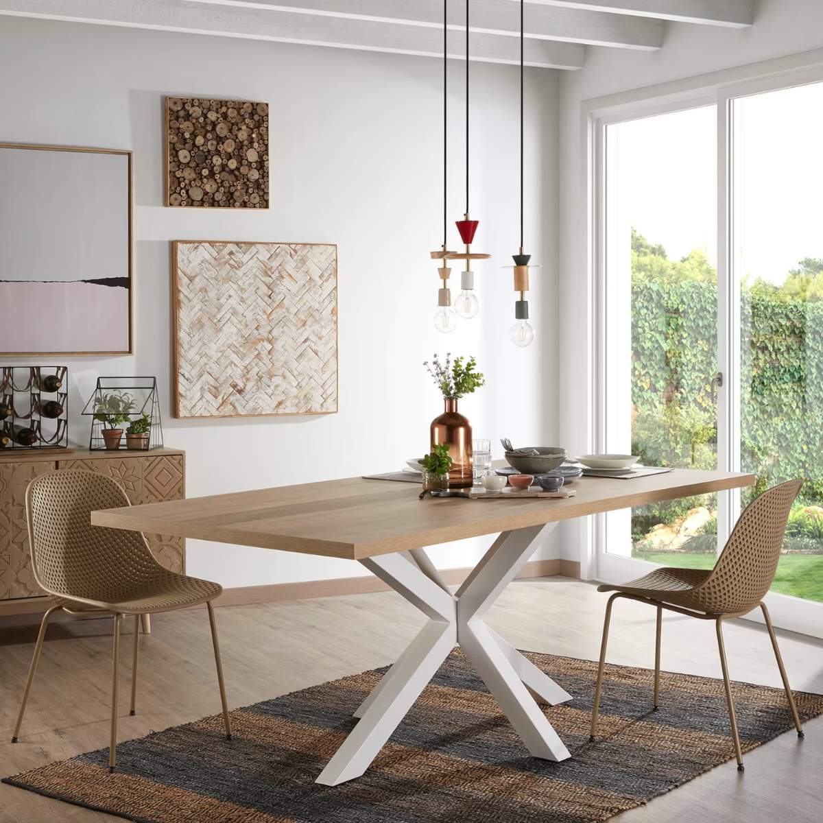 Kave Home Quinby brown outdoor chair