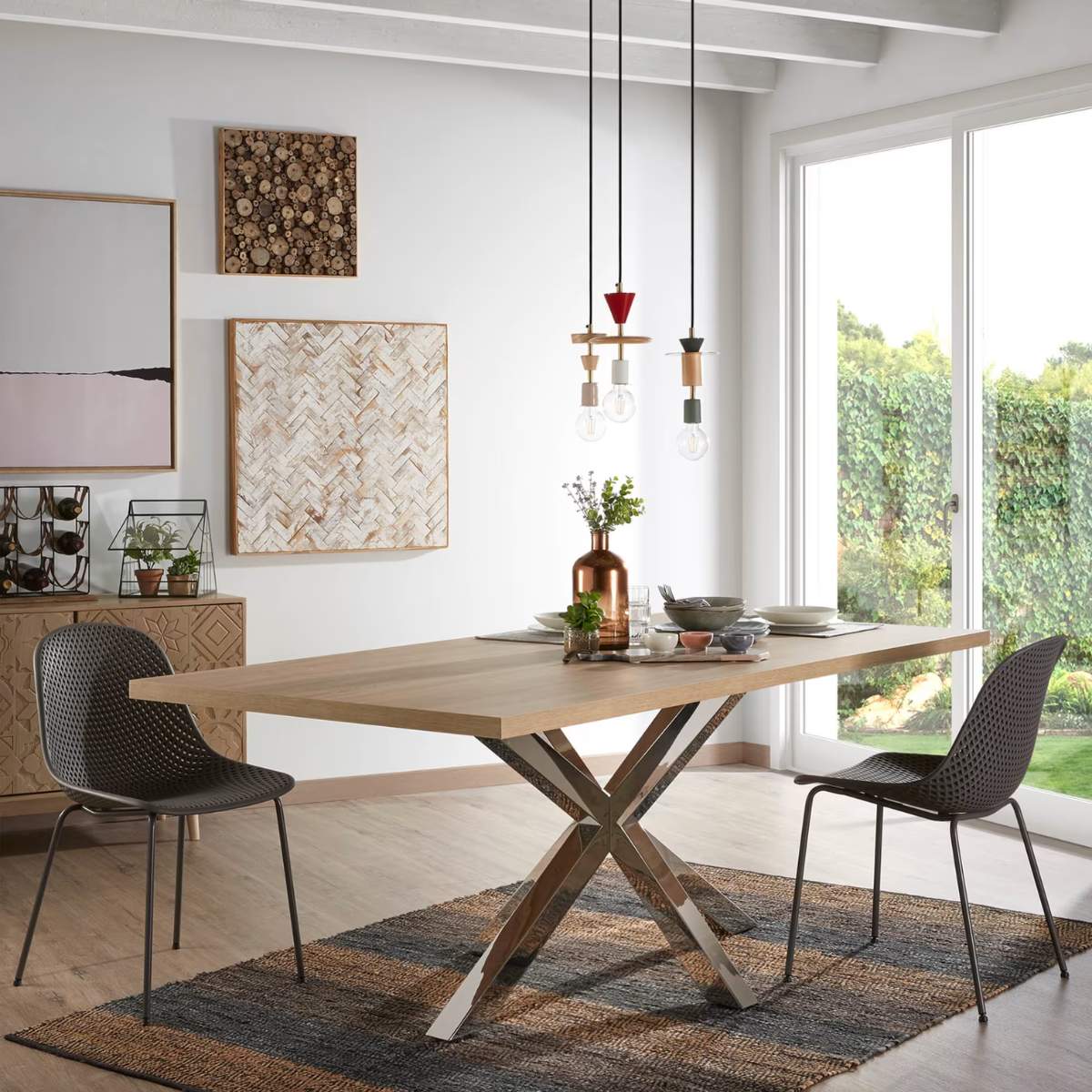 Kave Home Quinby brown outdoor chair