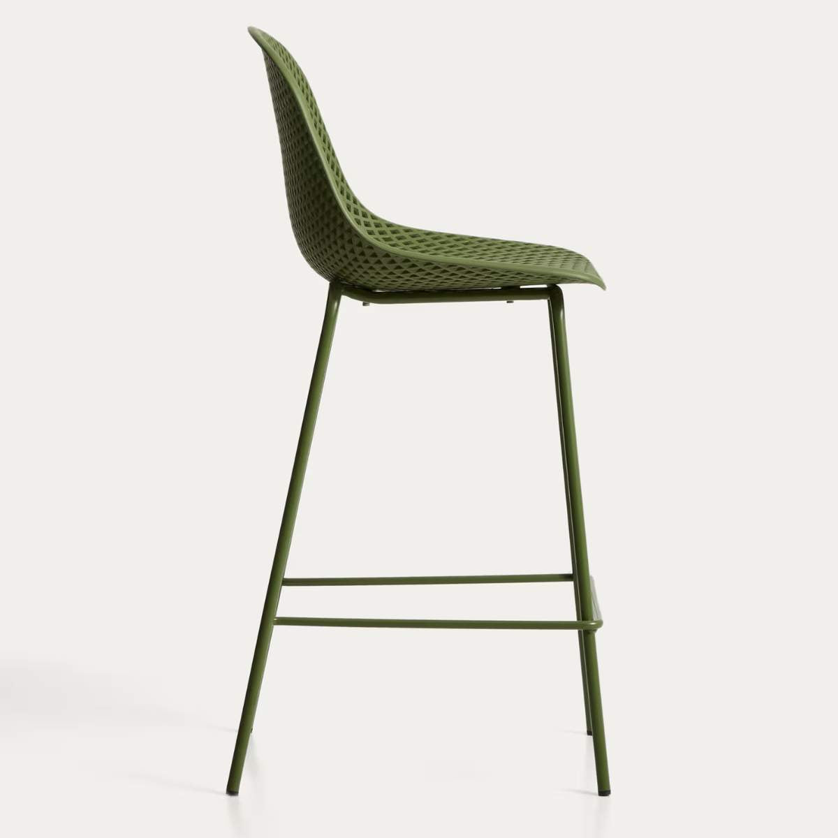 Kave Home Quinby brown outdoor stool 65cm