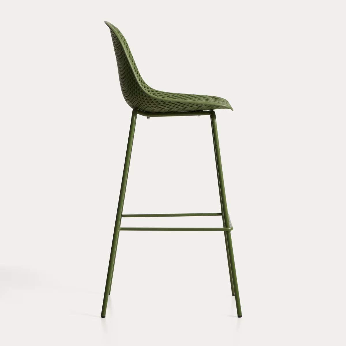 Kave Home Quinby brown outdoor stool 75cm