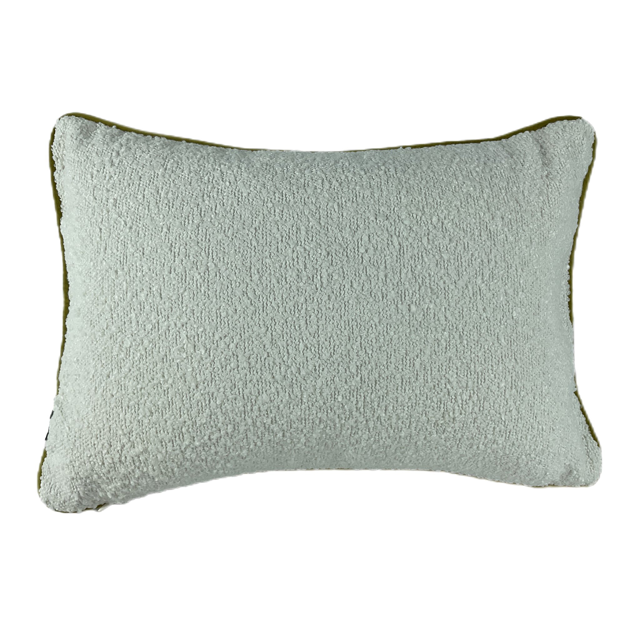 Malini Double Sided Boucle Cushion With Contrast Piping