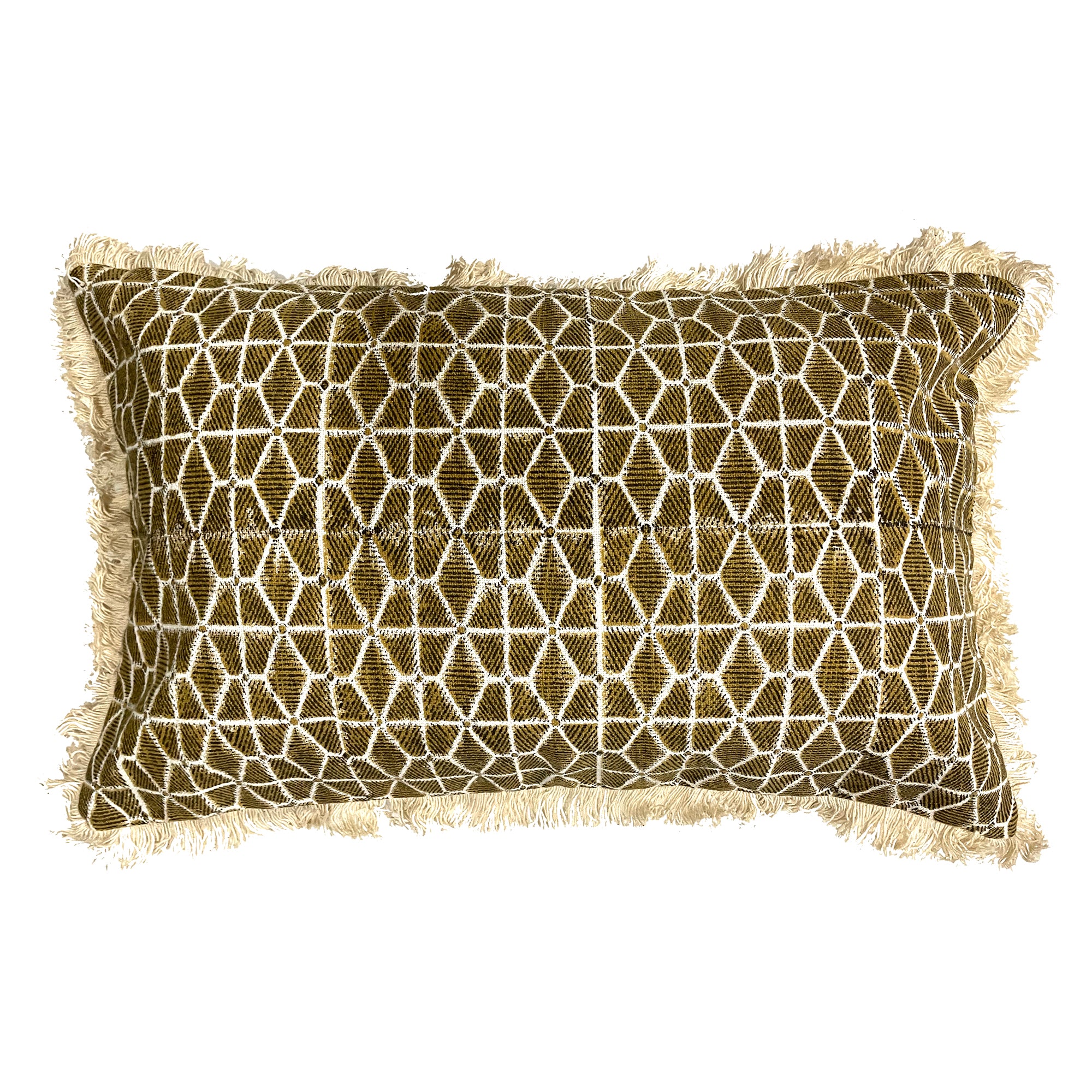 Malini Geo Block Swamp Green