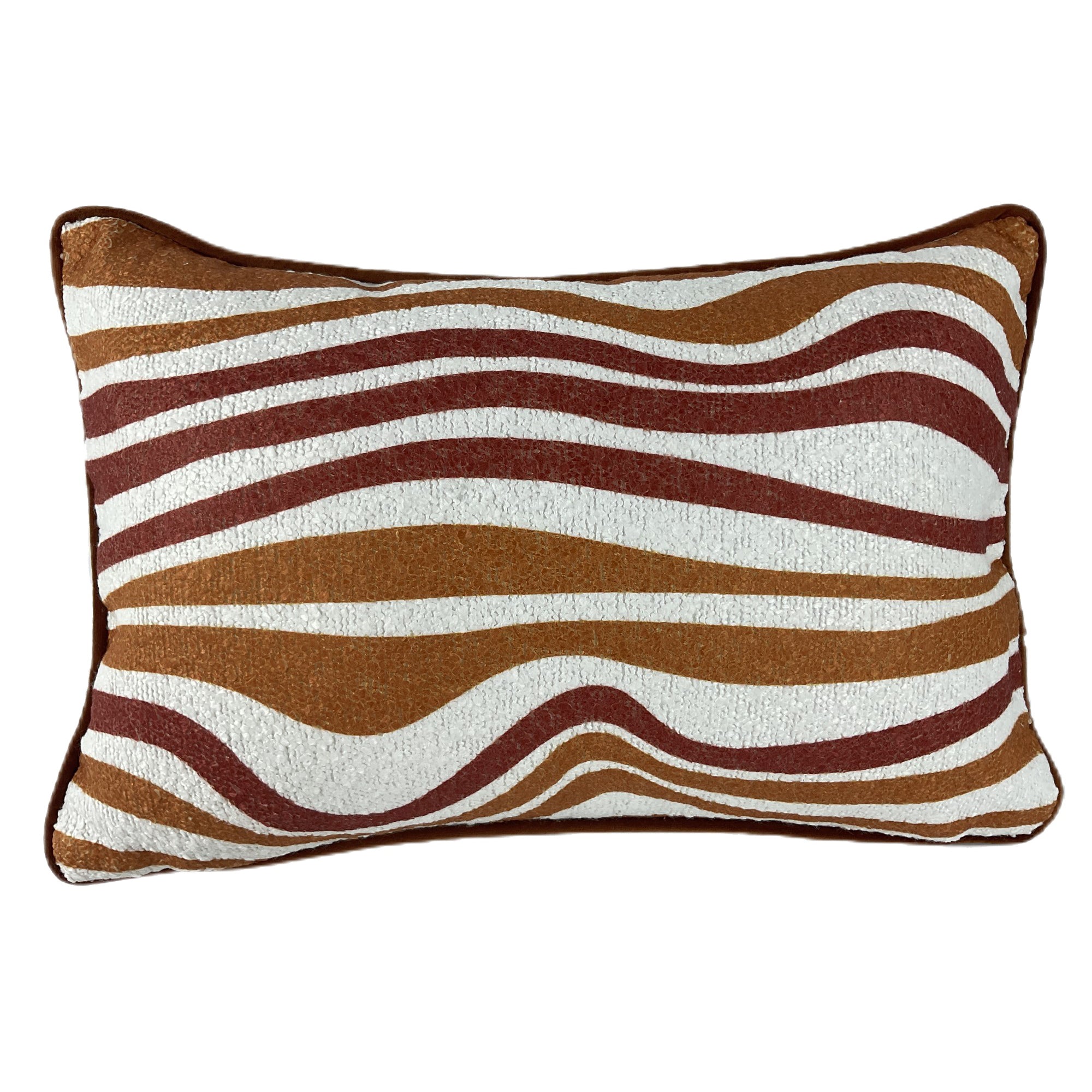 Malini Wave Print on Boucle Brick
