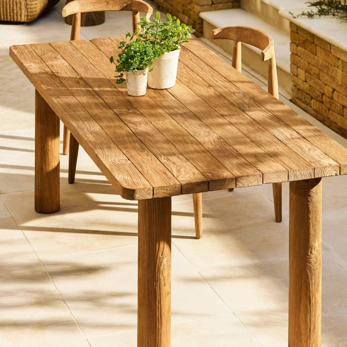 Garden Trading Radcot Rectangular Dining Table Natural