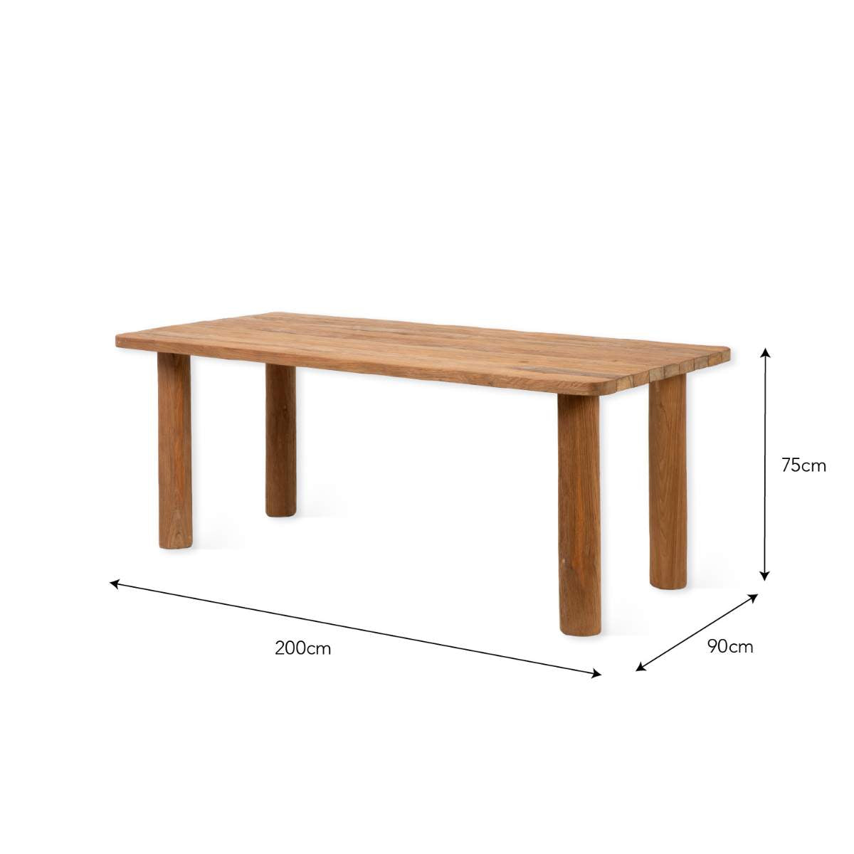 Garden Trading Radcot Rectangular Dining Table Natural