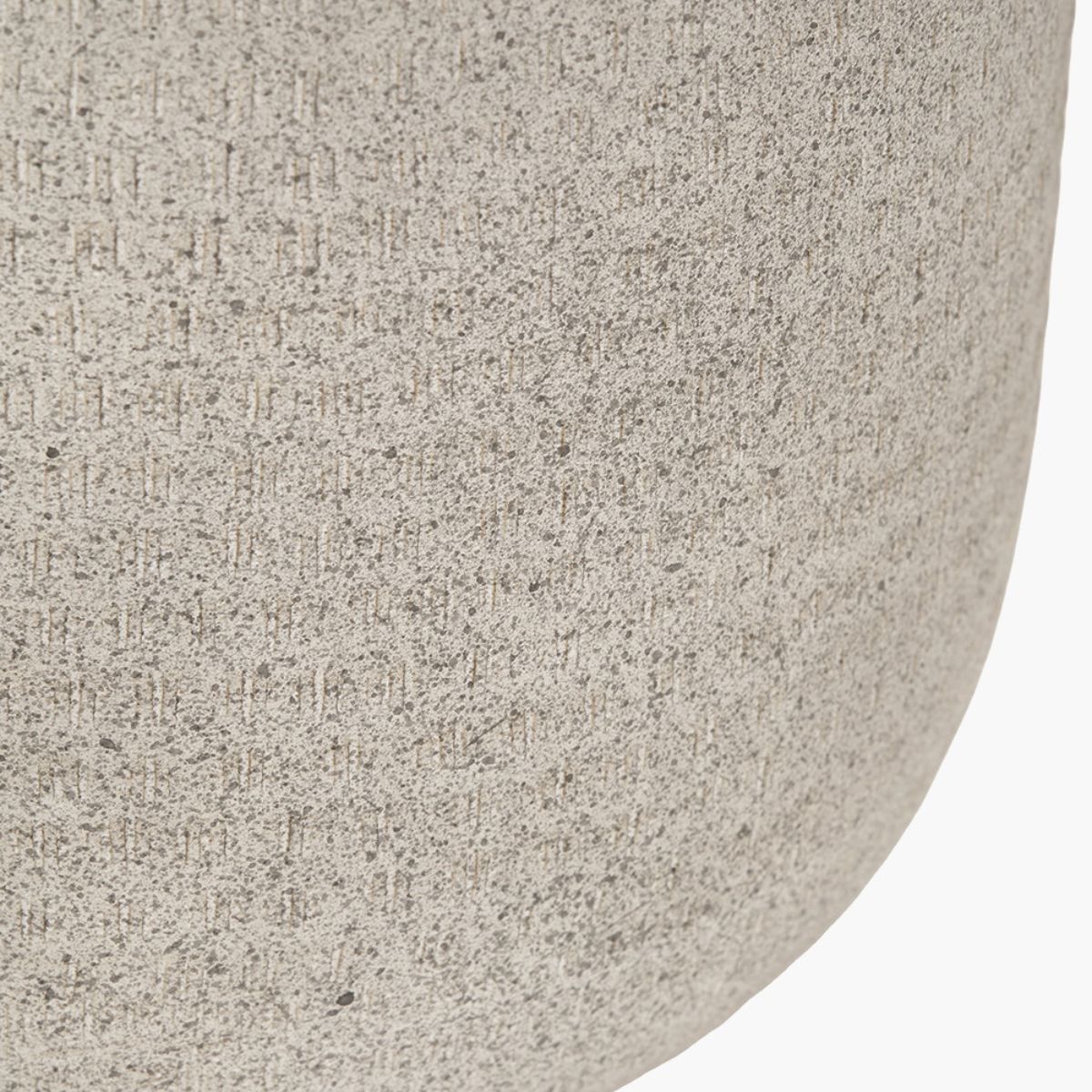 Pacific Lifestyle Raj Stone Grey Hammered Metal Urn Shaped Lamp Base
