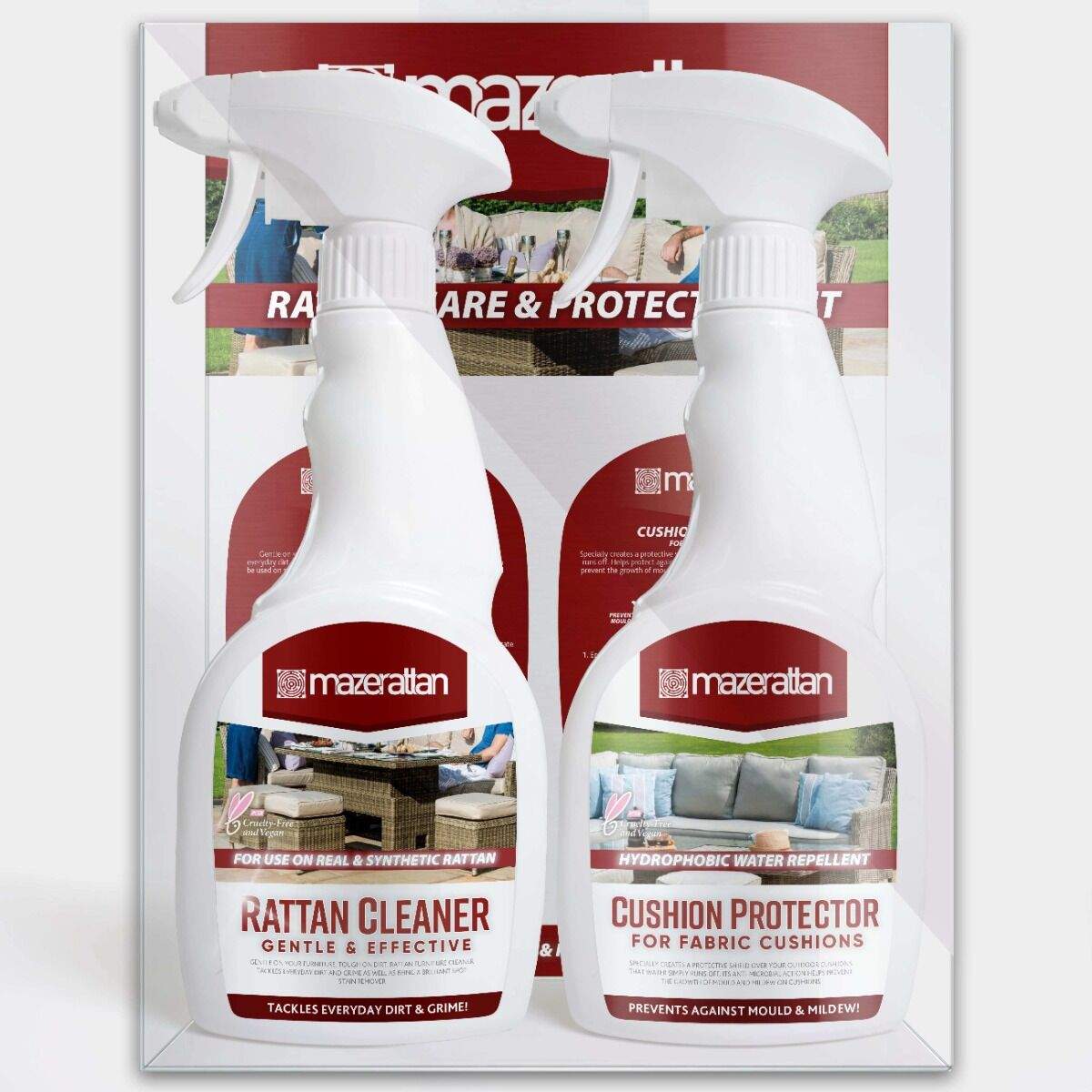 Maze - Rattan Garden Furniture Cleaning & Protector Kit