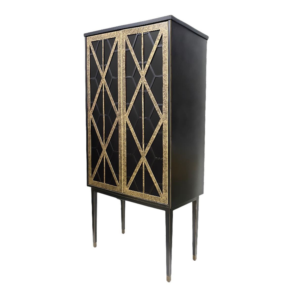 Libra Interiors Reeno Fretwork Bar Cabinet