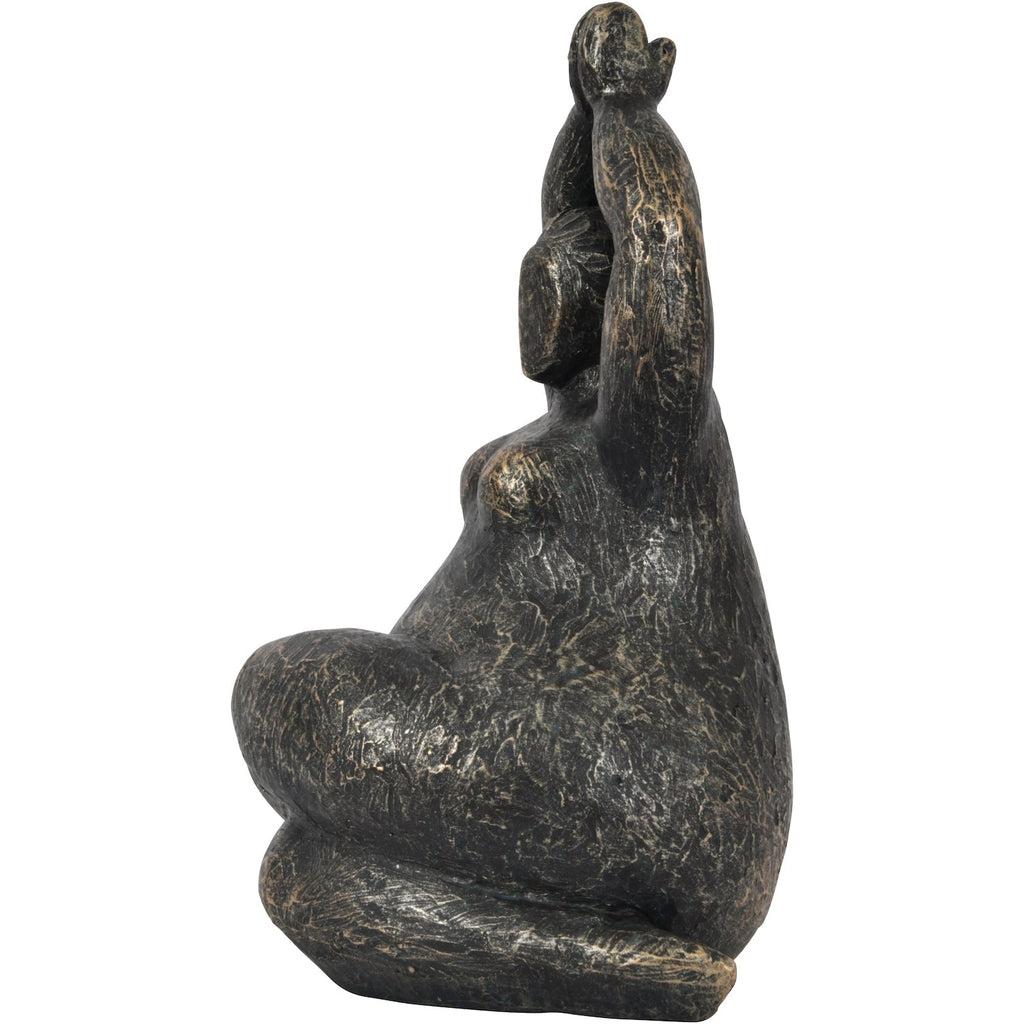 Rene Praying Feminine Form Resin Sculpture-Beaumonde