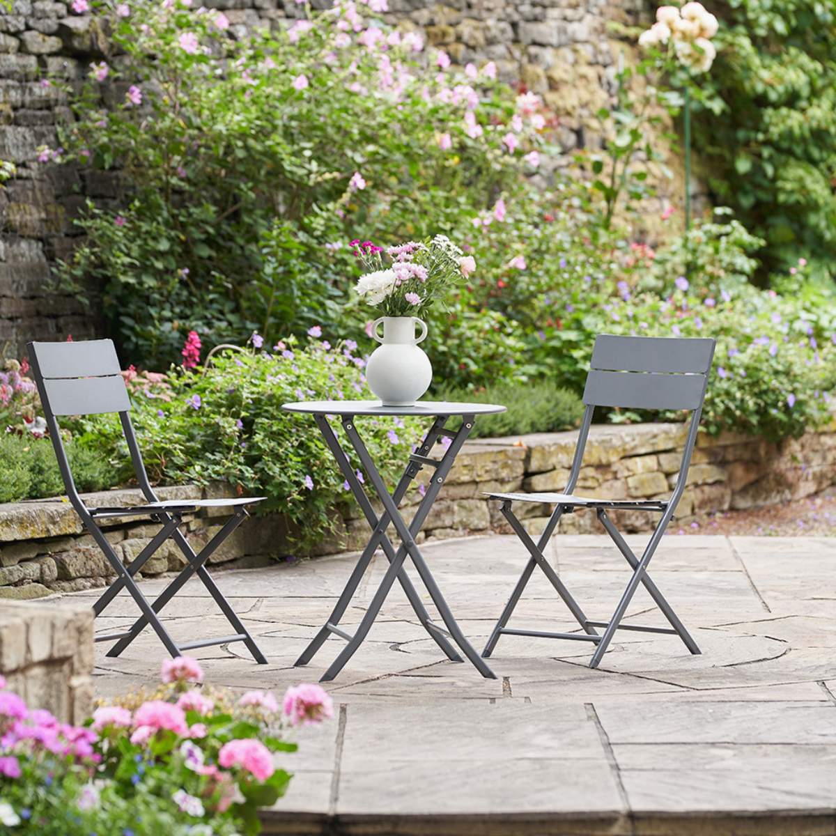 Pacific Lifestyle Rennes Anthracite Outdoor Bistro Set