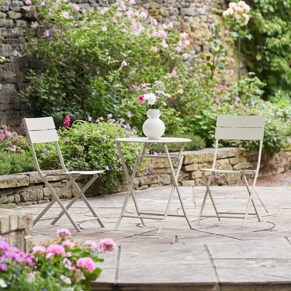 Pacific Lifestyle Rennes Putty Outdoor Bistro Set